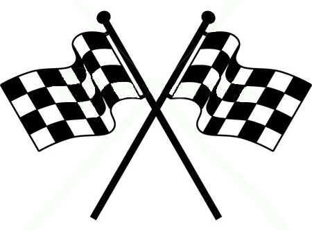 Crossed Checkered Flags