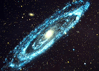 blue spiral galaxy